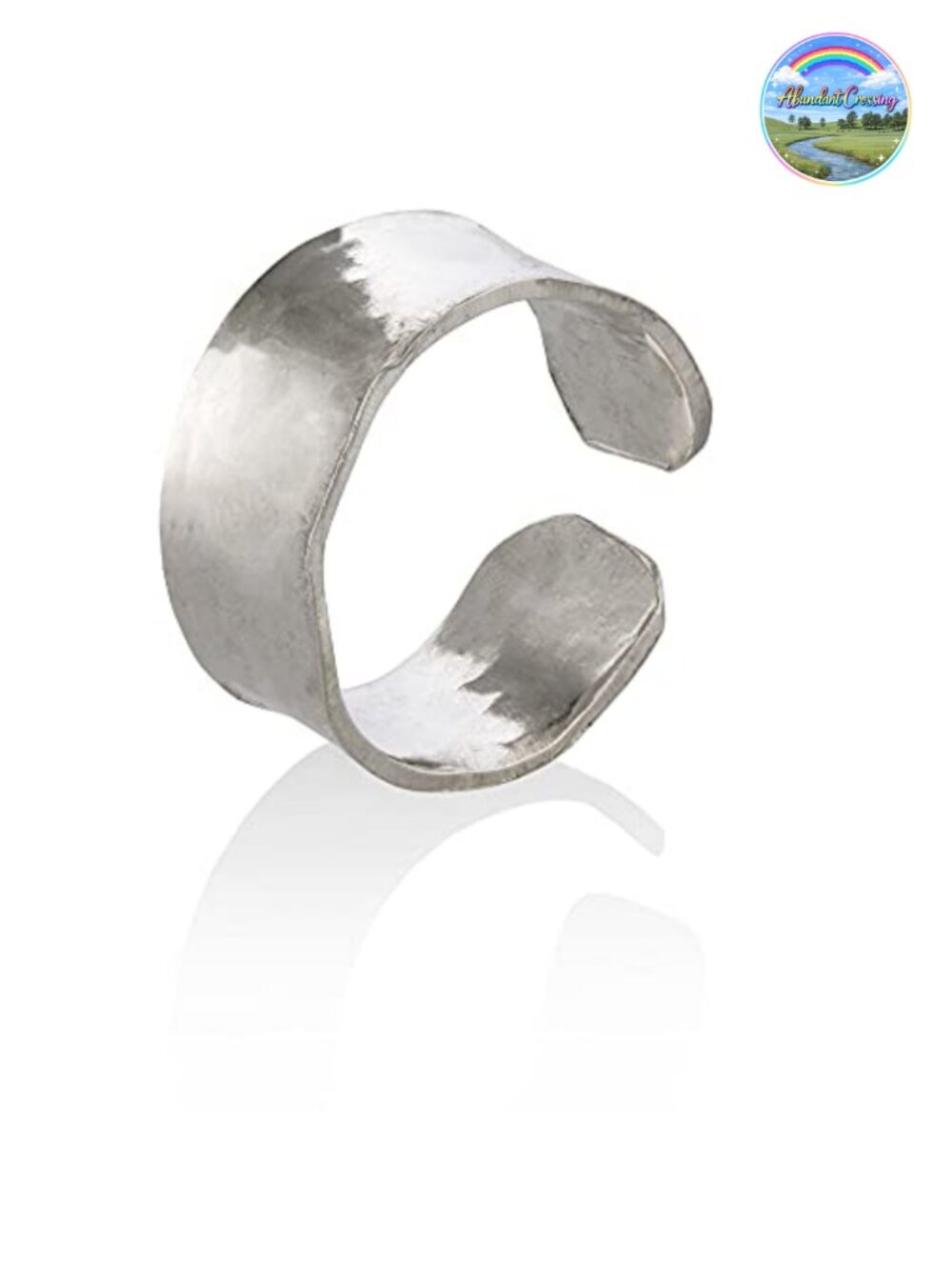 Sterling Silver Hammered Ear Cuff for Non-Pierced Ears Cartilage Helix Women